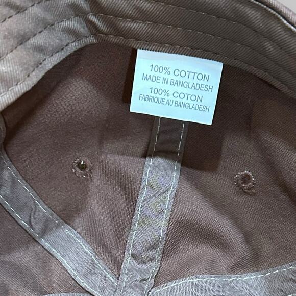 Minor Figures Brown Cotton Baseball Cap – Adjustable Strap - Picture 4 of 4